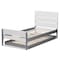 Baxton Studio Nereida Modern White and Grey-Finished Wood Twin Platform Bed 143-7869-7890 - alternate 5
